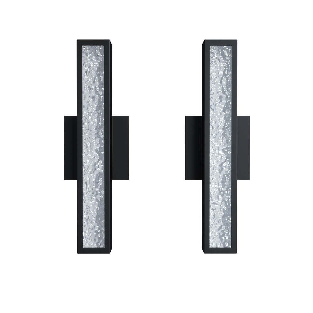 Solstice 1 - Light 15.4"H Led Aluminum Outdoor Wall Light (Set of 2) #7074