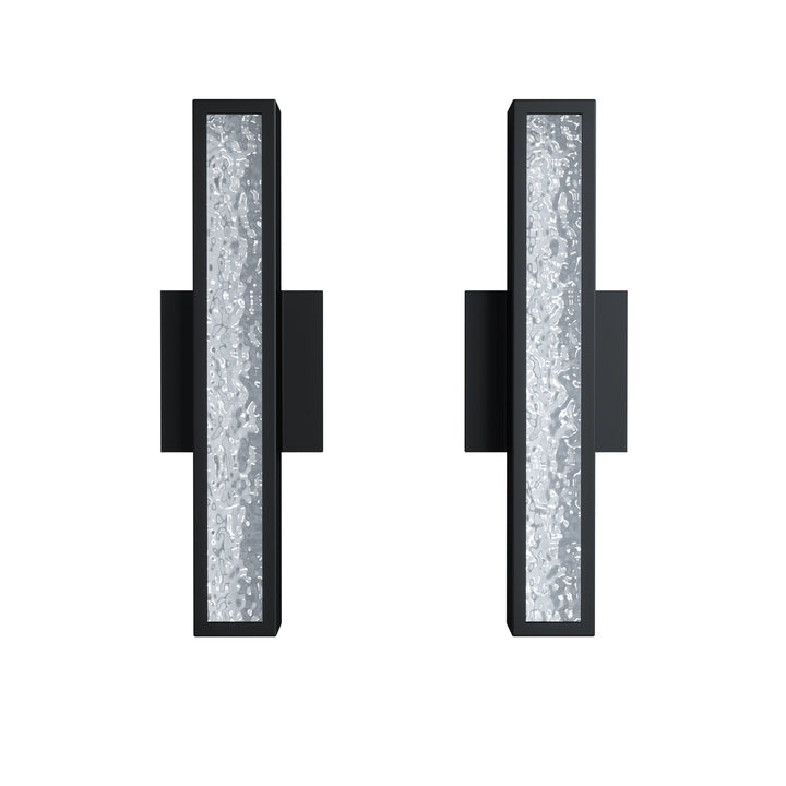 Solstice 1 - Light 15.4"H Led Aluminum Outdoor Wall Light (Set of 2) #7074