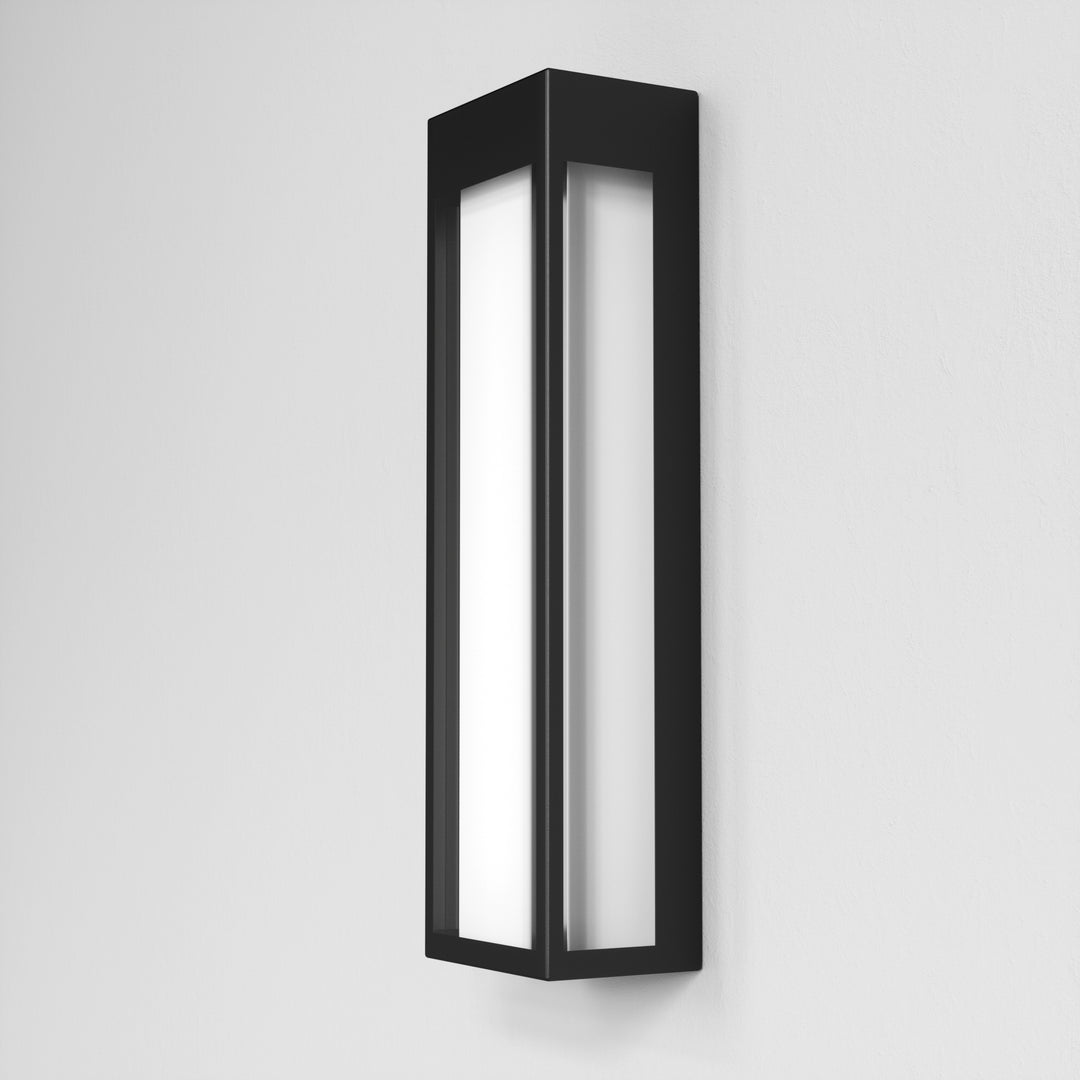 Radiance 1 - Light 19.6''H Dimmable Led Black Iron Outdoor Wall Light #7086