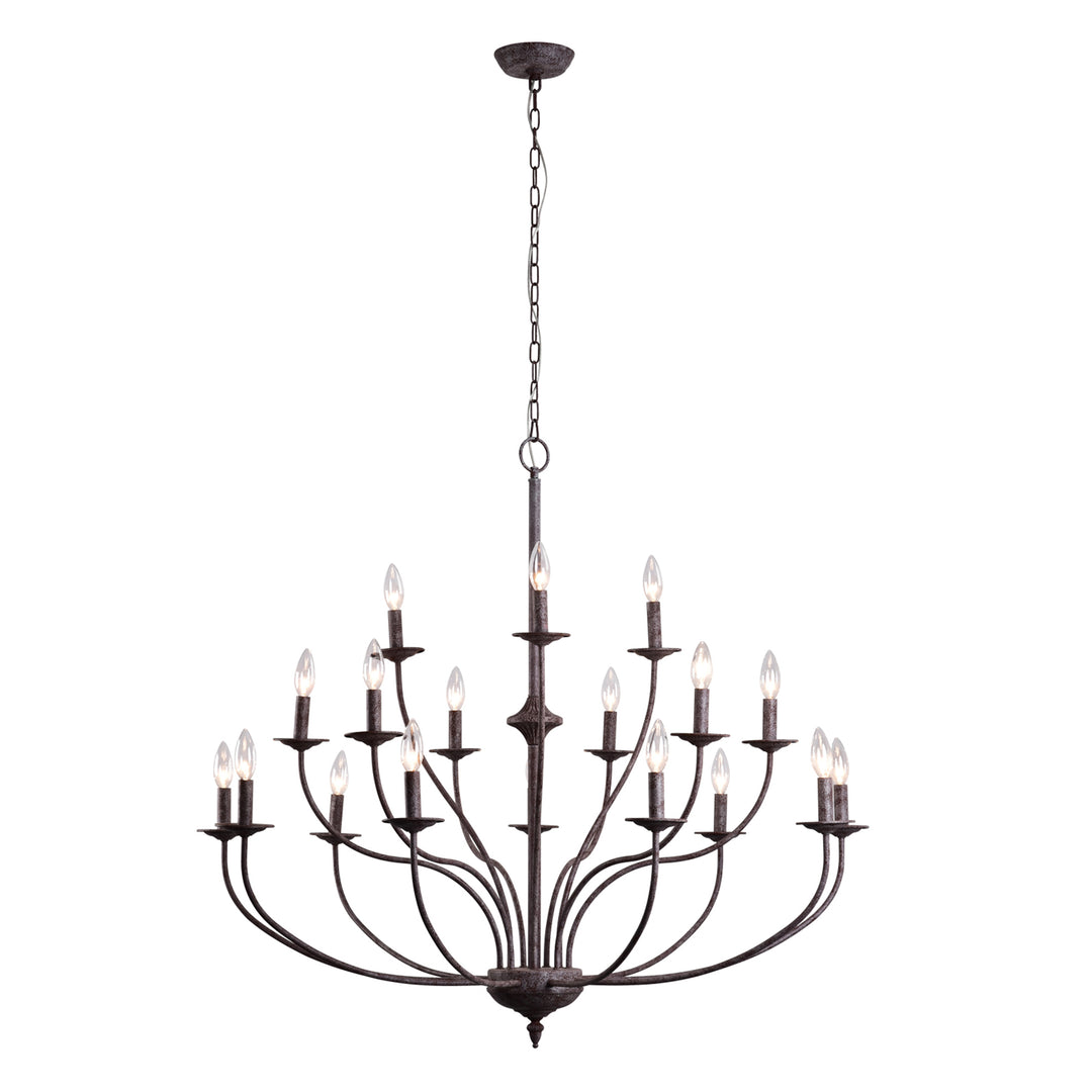 Maxax 18 - Light Candle Style Traditional Chandelier #19144