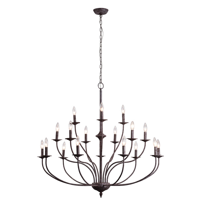 Maxax 18 - Light Candle Style Traditional Chandelier #19144-18RS