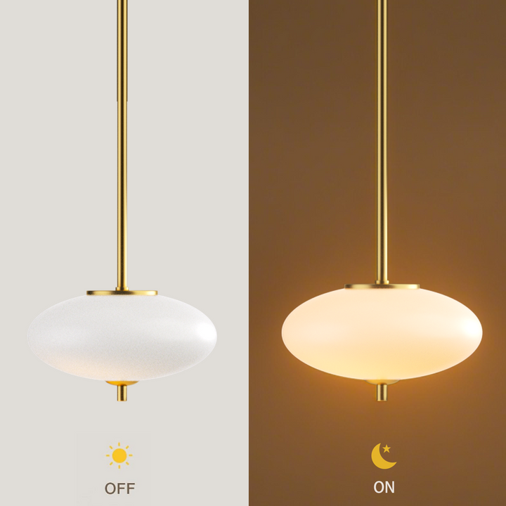1 - Light Dimmable Modern Glass Led Pendant Light For Hallway/Kitchen Island #29018