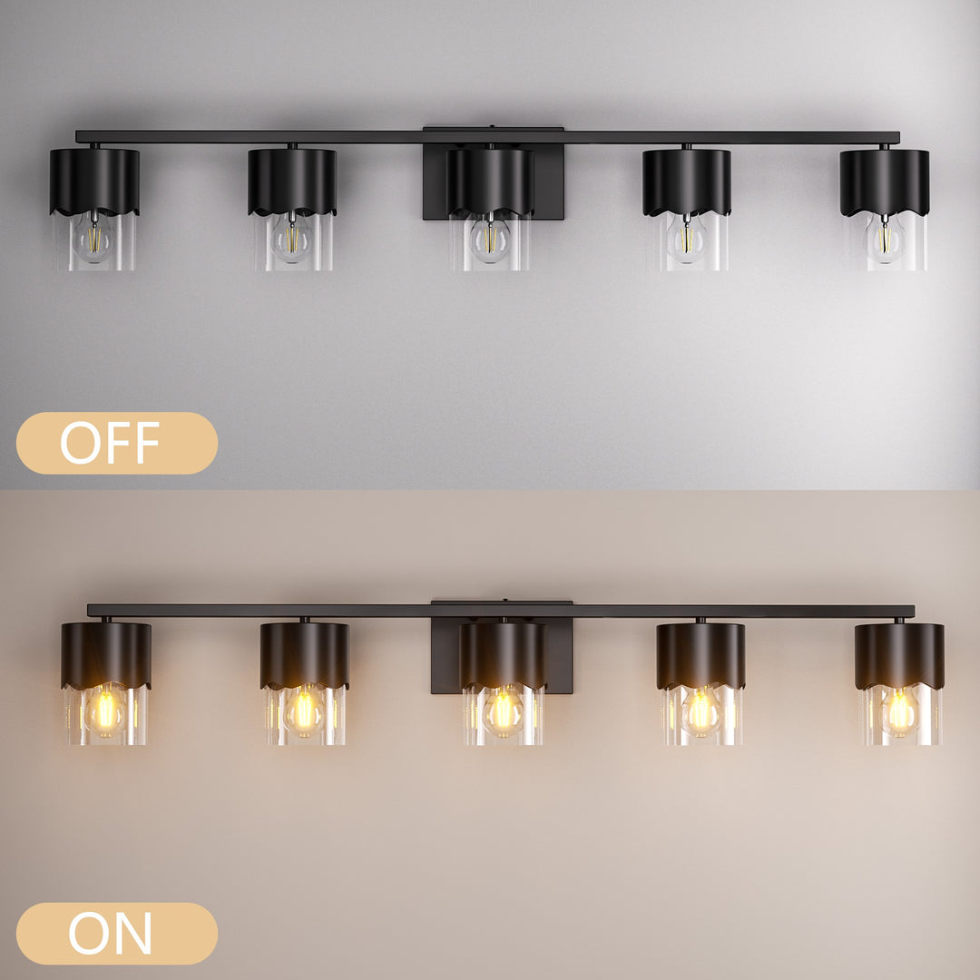 Lumin 3-light Dimmable Vanity Light With Scalloped Metal Shade