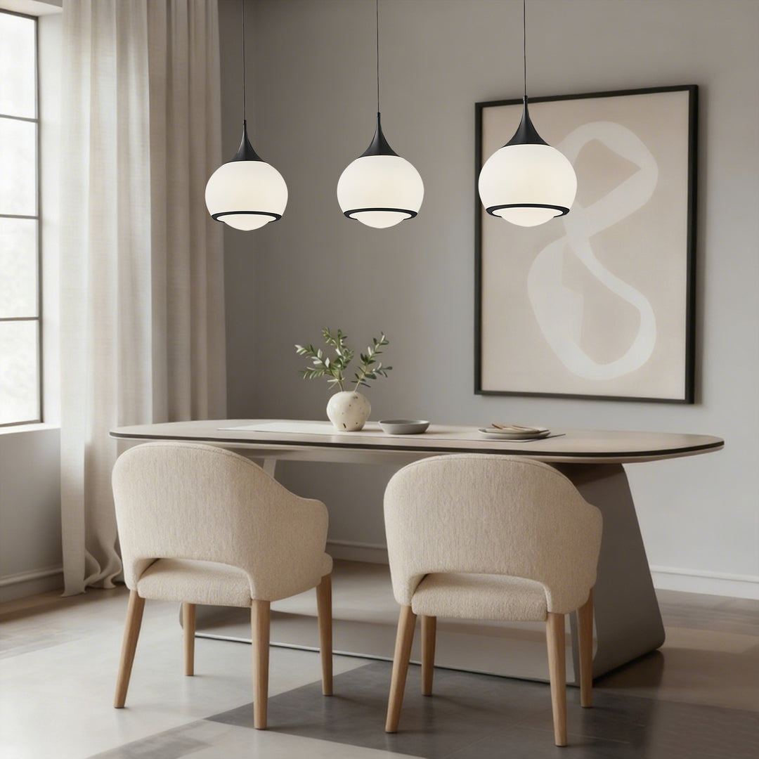 Nimbus 1-light Led Single Glass Pendant For Hallway/kitchen Island #MX21051