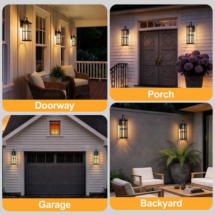 Veranda 20'' H Dimmable Led Black Iron Outdoor Wall Light #OW7108