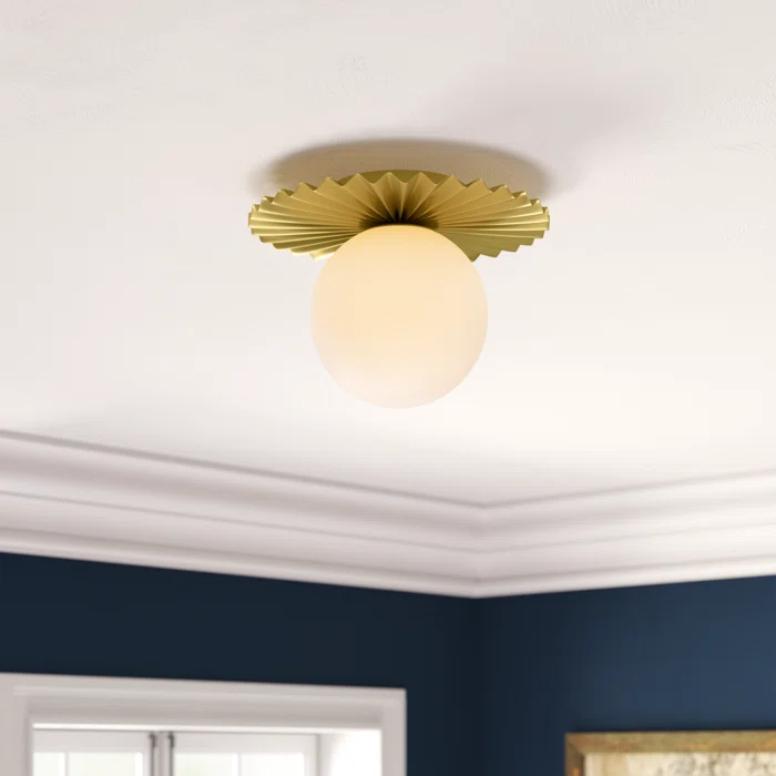 Maxax Glass Flush Mount Ceiling Lamp