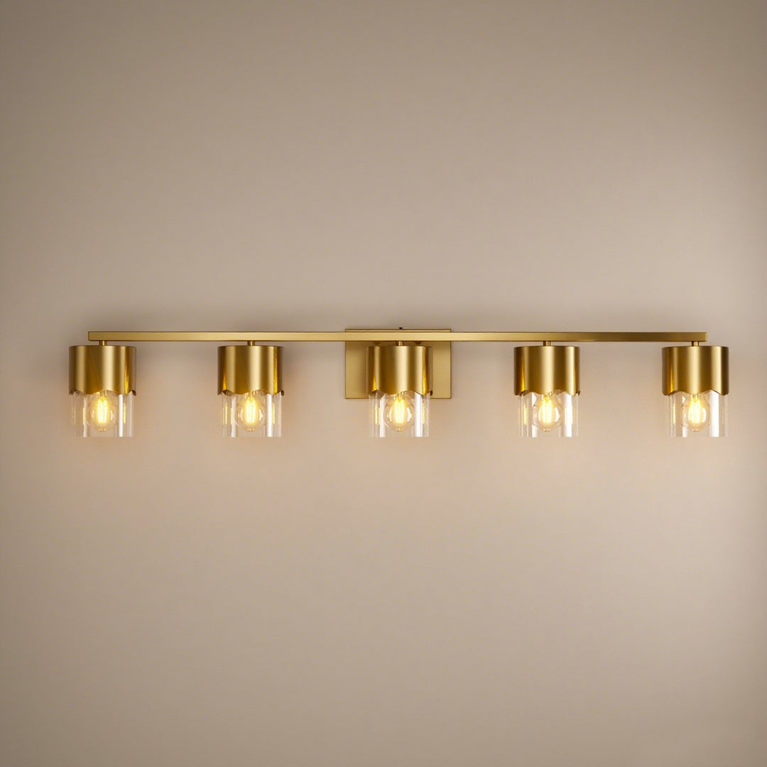 Lumin 3-light Dimmable Vanity Light With Scalloped Metal Shade