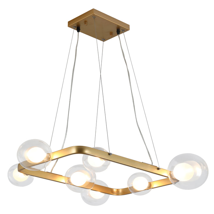 Maxax 7 - Light Candle Style Wagon Wheel Chandelier With Wrought Iron Accents #MX19124-7