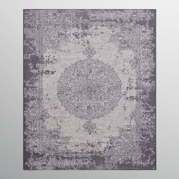 4modernhome Machine Printed Vintage Area Rug For Living Room, Hallway Runner, Entryway Rug #DP03