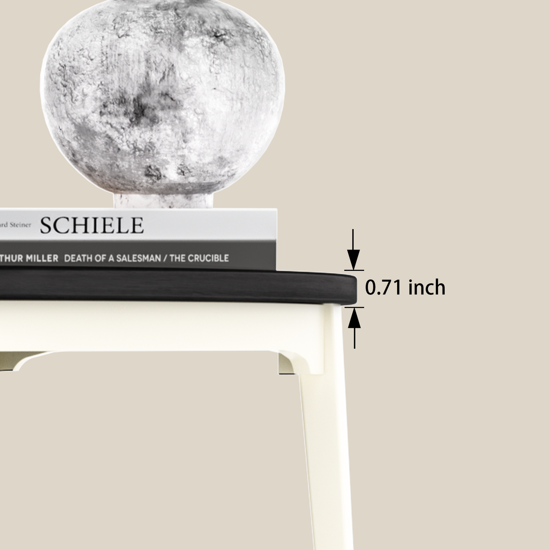 Timeless 31.5'' Round Modern Solid Wood Coffee Table With 2-Tier Shelves #51003