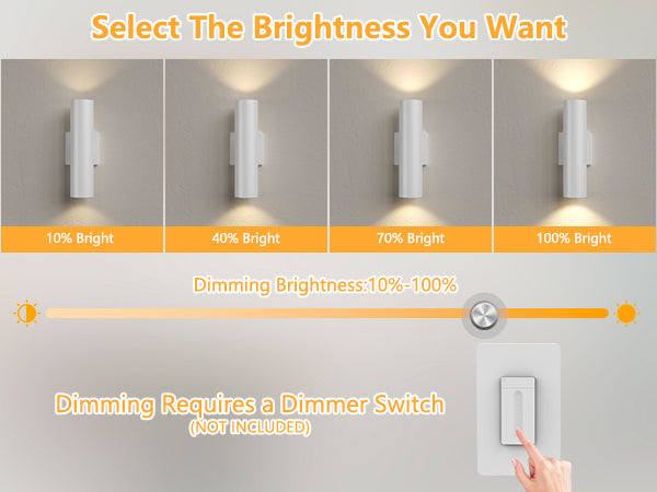 Aluminum Black Outdoor Wall Light (Set of 2) #OW7121