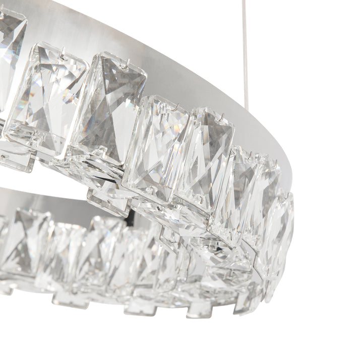 Maxax Dimmable LED Wagon Wheel Chandelier #YX-27