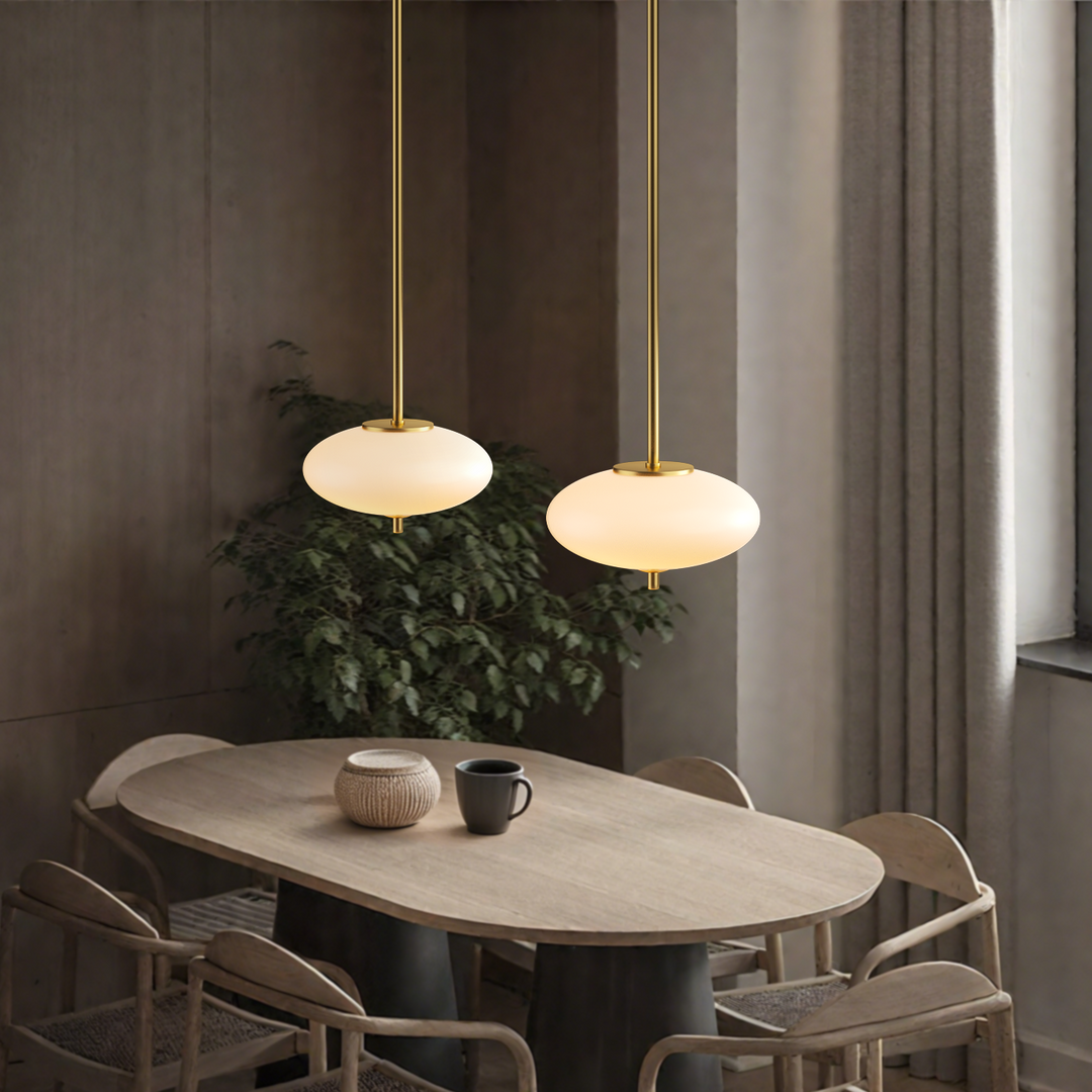 1 - Light Dimmable Modern Glass Led Pendant Light For Hallway/Kitchen Island #29018