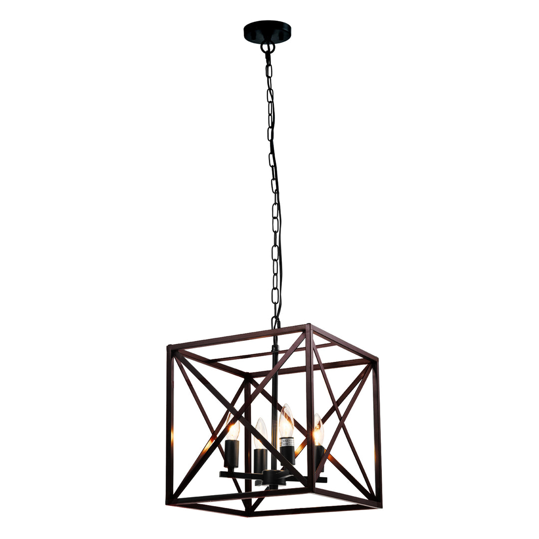 Maxax 4 - Light Kitchen Island Square Chandelier #MX21001