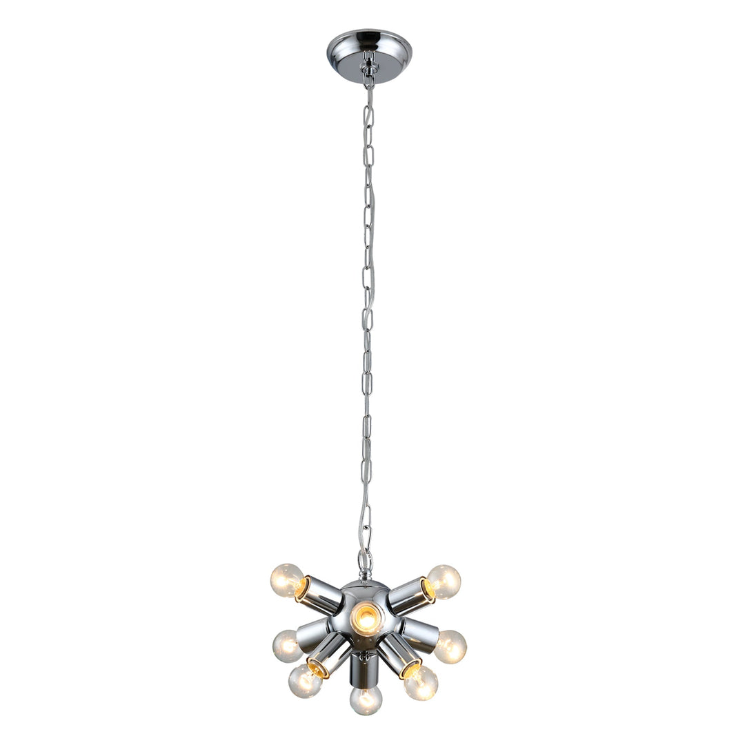 Maxax 9 - Light Sphere Sputnik Chrome Chandelier #MX19112