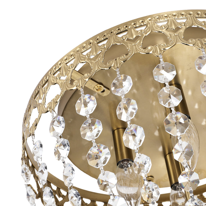 Maxax 4 - Light 15in Simple Bowl Flush Mount Ceiling Light #MX19132