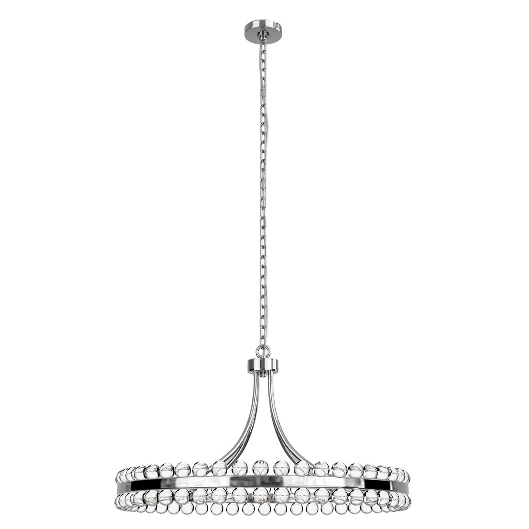Brilliance Maxax 8 - Light Dimmable Wagon Wheel Chandelier #19217