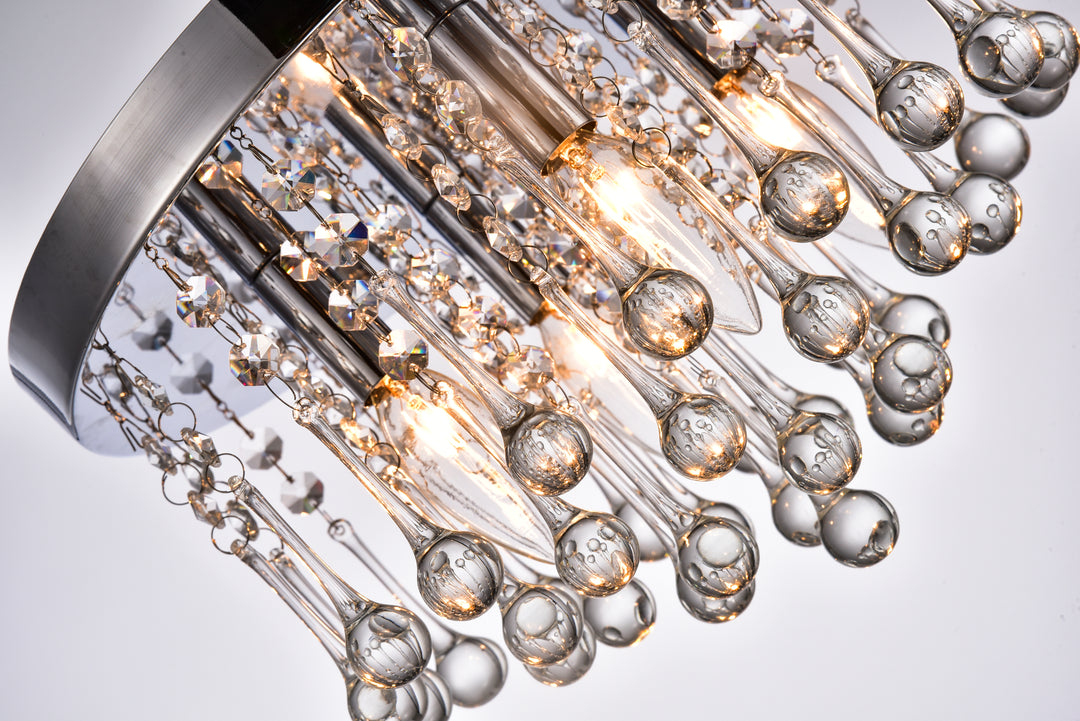 Maxax  4 - Light 11.8in Crystal Pendant Ceiling Lamp #MX19067-4