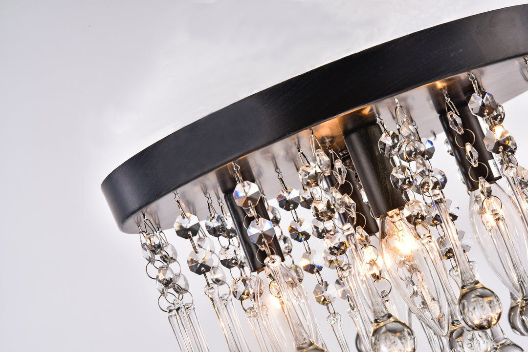 Maxax  4 - Light 11.8in Crystal Pendant Ceiling Lamp #MX19067-4