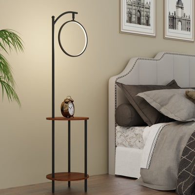 floor lamp with table