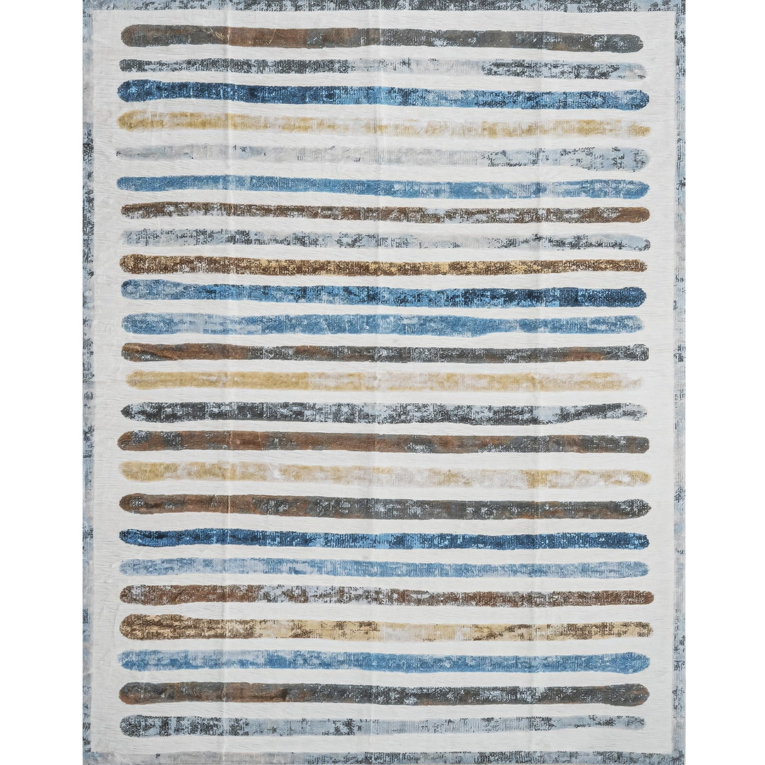 YUIlili Non-Slip Machine Washable Colorful Modern Area Rug For Living Room, Hallway Runner, Entryway Rug #AZJL95