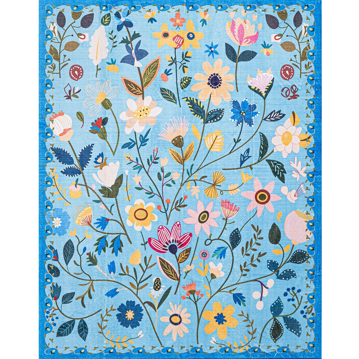 YUIlili Nature Voja Non-Slip Machine Washable Colorful Modern Area Rug For Living Room, Hallway Runner, Entryway Rug #AZJL9