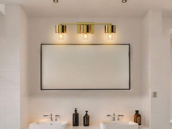 Lumin 3-light Dimmable Vanity Light With Scalloped Metal Shade