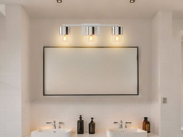 Lumin 3-light Dimmable Vanity Light With Scalloped Metal Shade
