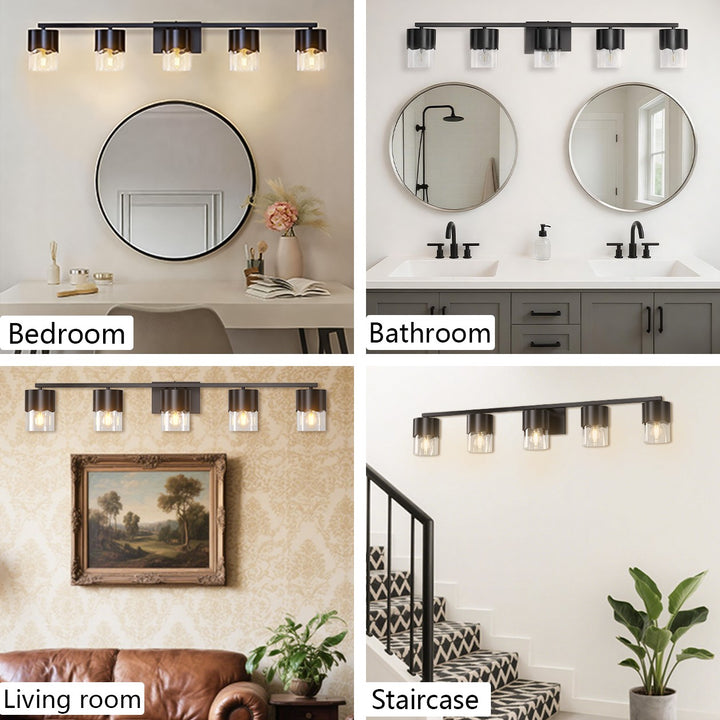 Lumin 3-light Dimmable Vanity Light With Scalloped Metal Shade