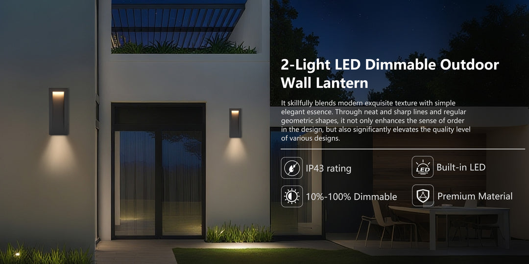 Solstice 15''H Dimmable Led Matte Black Iron Outdoor Wall Light #7085