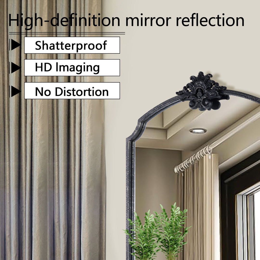 Opulence Vintage Style Metal Flat Decorative Wall Mirror #31003