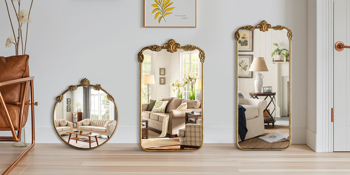 Maxax Round Metal Wall Mirror #25003