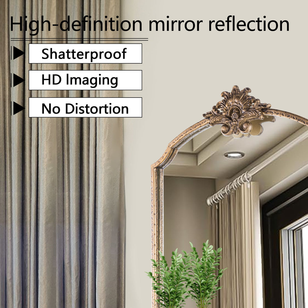 Opulence Vintage Style Metal Flat Decorative Wall Mirror #31003