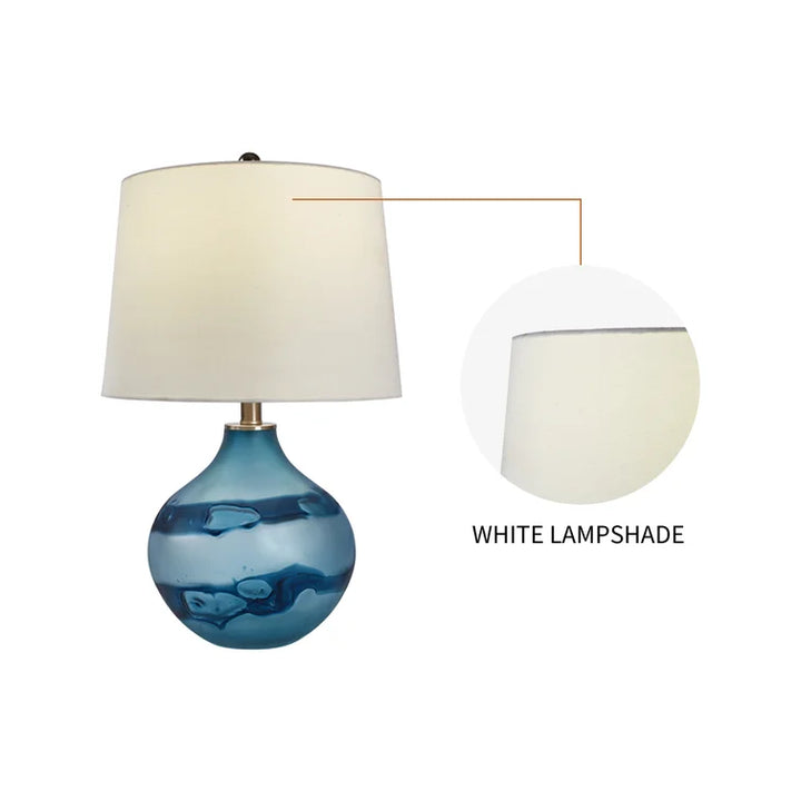 22in Art Glass Table Lamp (Set of 2)