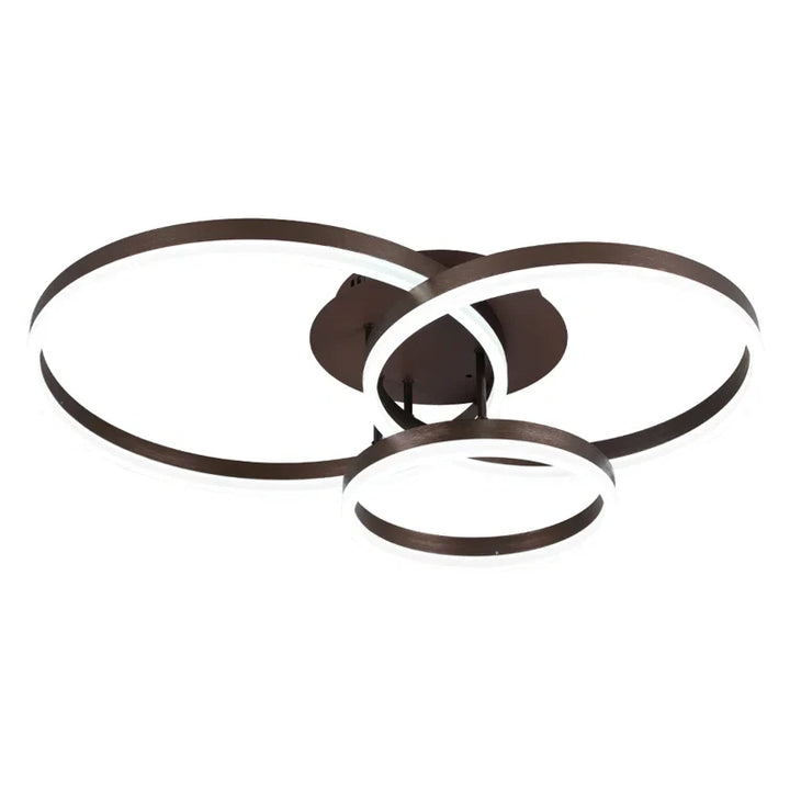 Maxax 3 - Light 31.8in LED Rings Unique Flush Mount #YX-17-FM