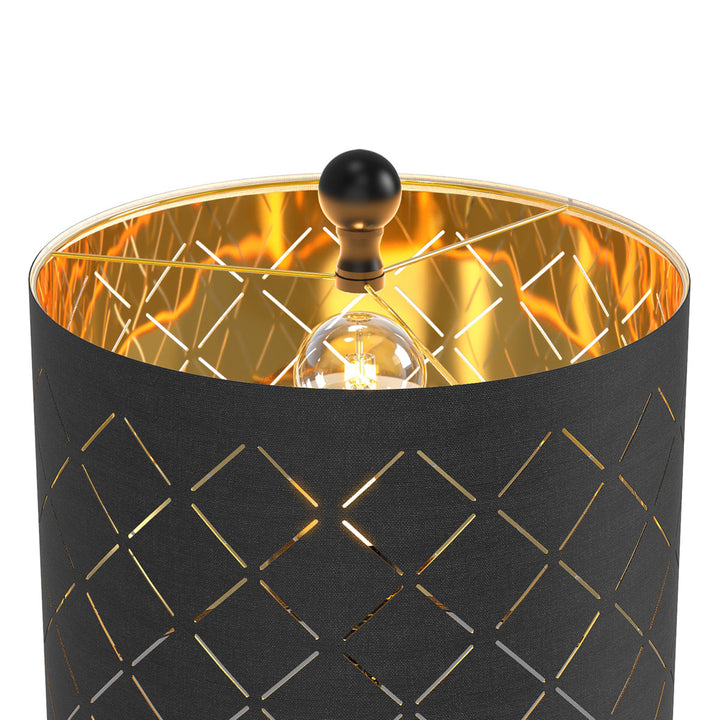 Vibe 24.6'' Traditional Gold Metal Table Lamp With Usb For Living Room/Bedroom #T274