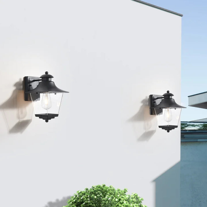 Maxax 12.6in Outdoor Wall Lights (Set of 2) #2285/2W