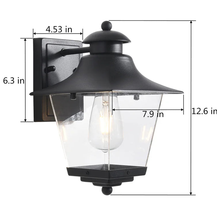 Maxax 12.6in Outdoor Wall Lights (Set of 2) #2285/2W
