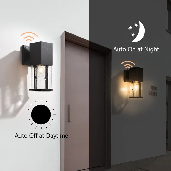 Maxax 11in Dusk to Dawn Outdoor Sconce (Set of 2) #2262/2W