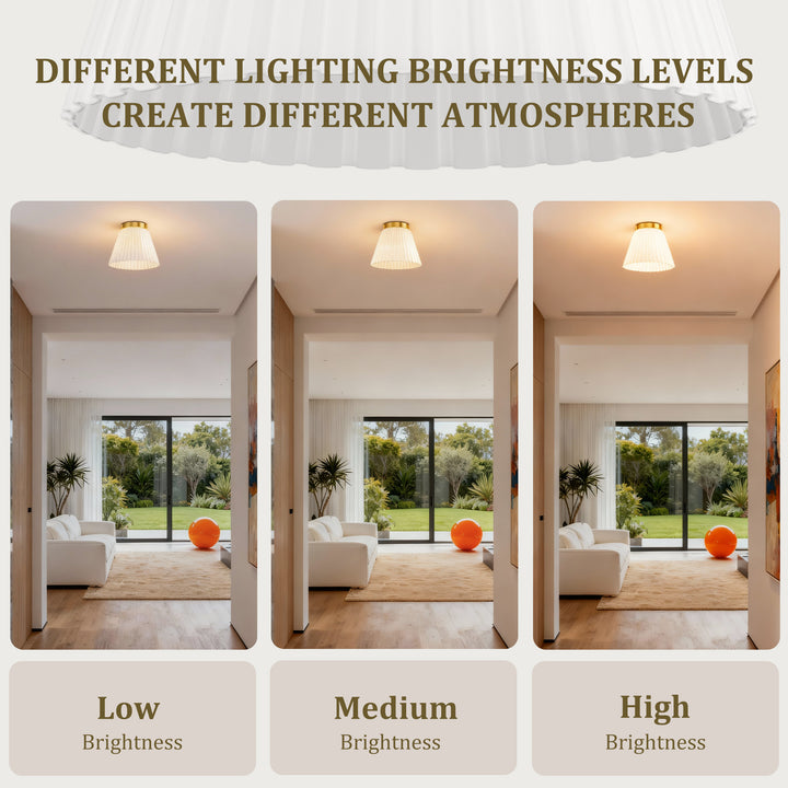 Glow 10" 1-Light Modern Matte Black Flush Mount With White Ribbed Glass Drum Shade For Hallways/ Stairwells /Dining Rooms #39016