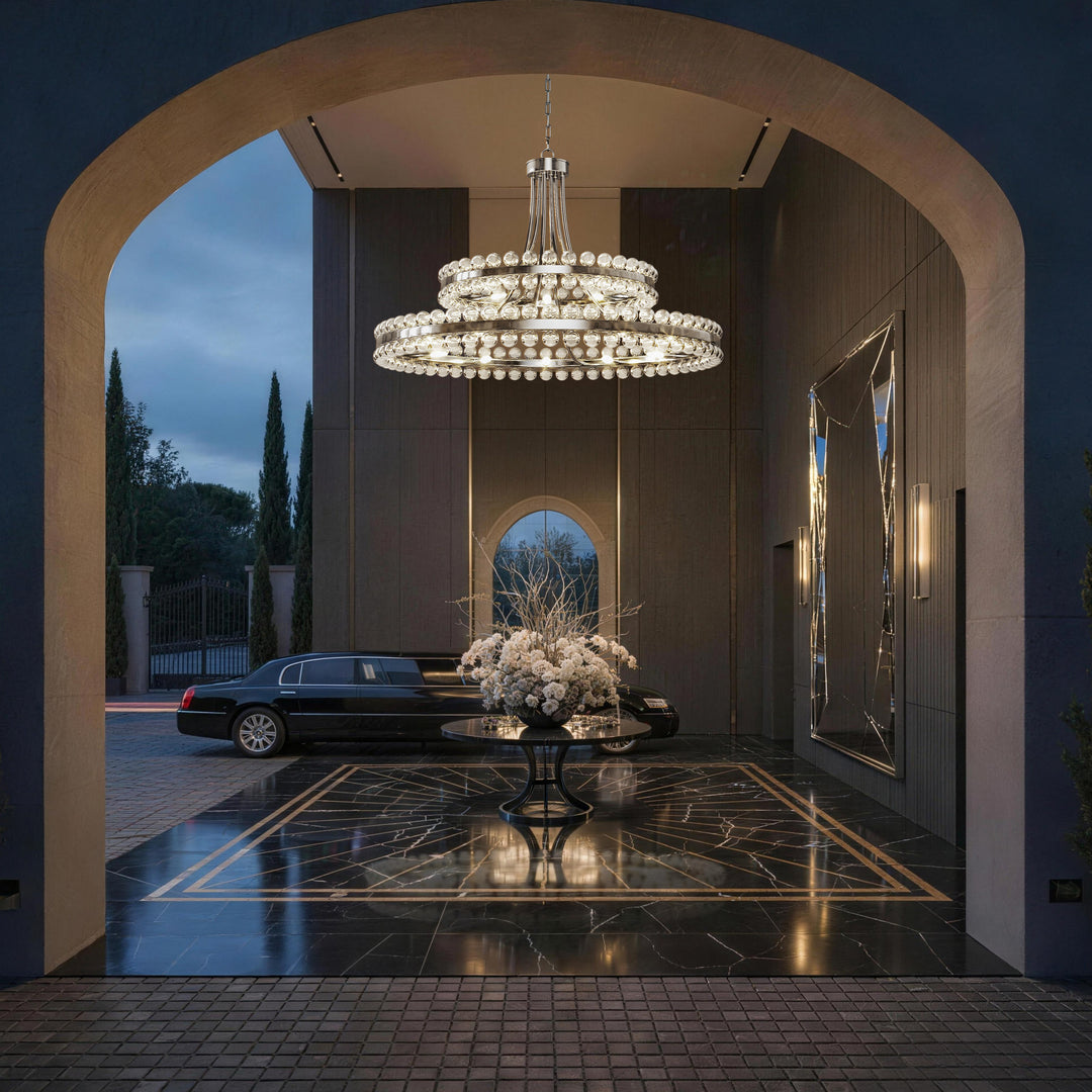 Brilliance Maxax 8 - Light Dimmable Wagon Wheel Chandelier #19217