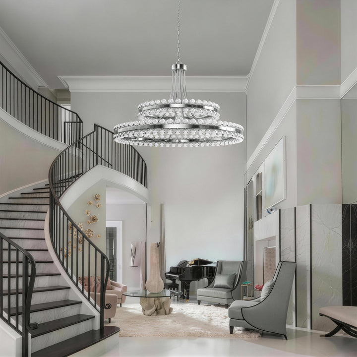 Brilliance Maxax 8 - Light Dimmable Wagon Wheel Chandelier #19217