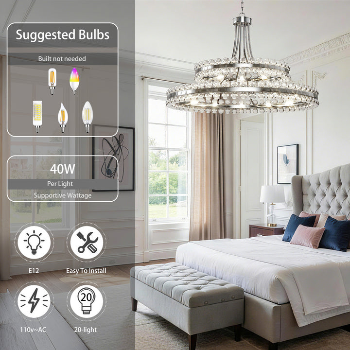 Brilliance Maxax 8 - Light Dimmable Wagon Wheel Chandelier #19217