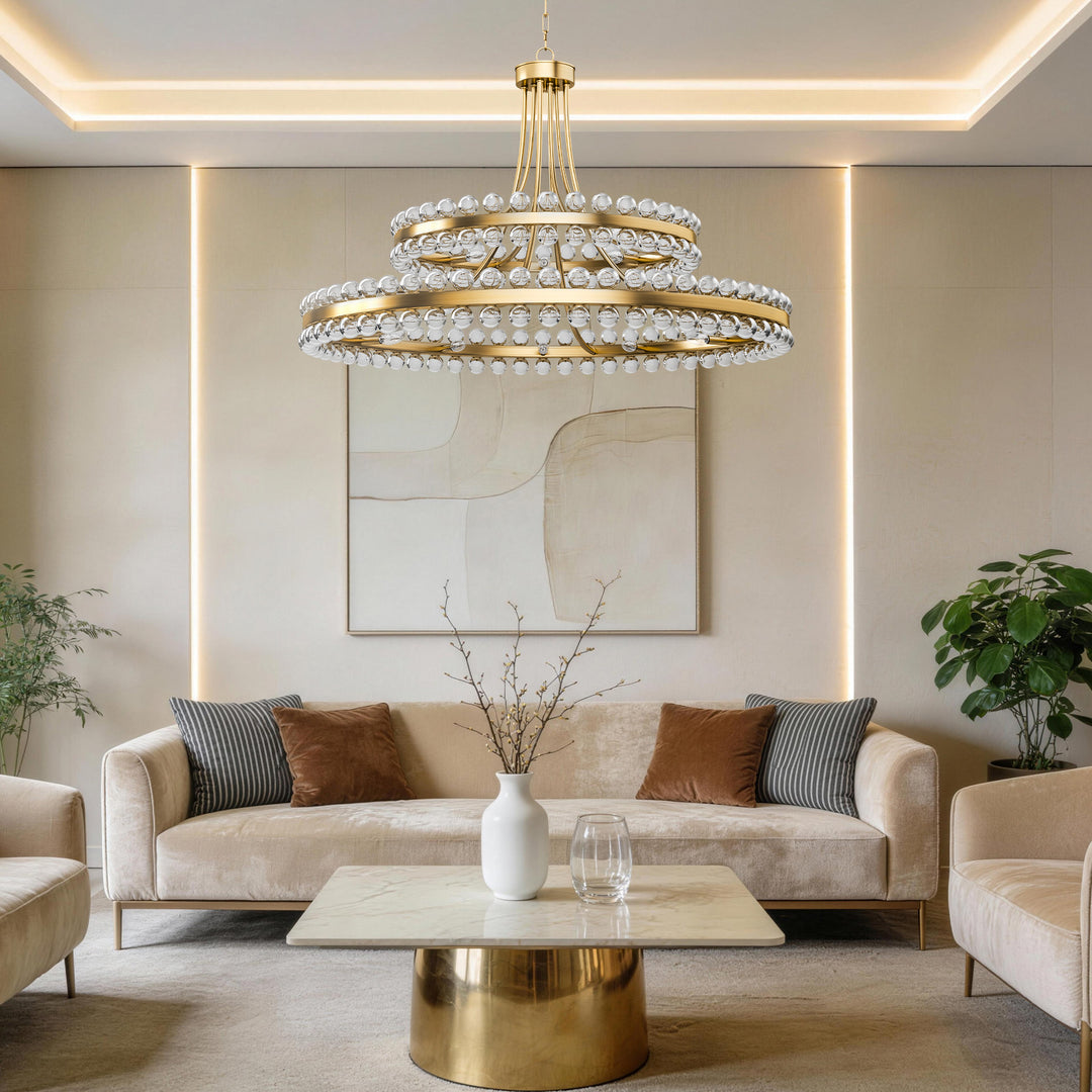 Brilliance Maxax 8 - Light Dimmable Wagon Wheel Chandelier #19217