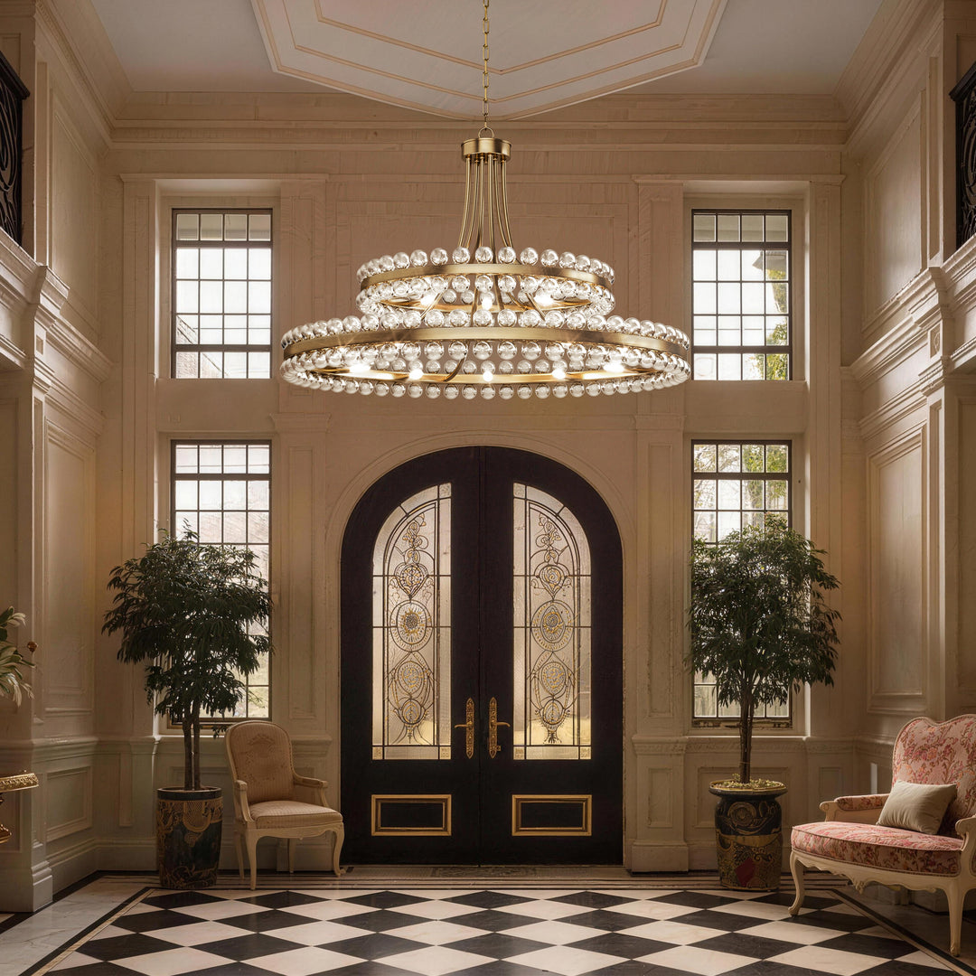 Brilliance Maxax 8 - Light Dimmable Wagon Wheel Chandelier #19217