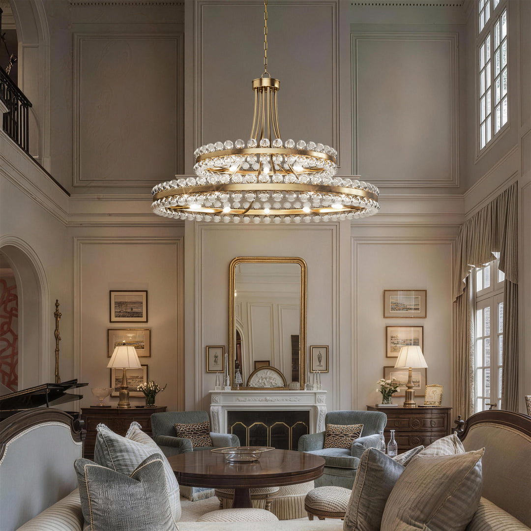 Brilliance Maxax 8 - Light Dimmable Wagon Wheel Chandelier #19217