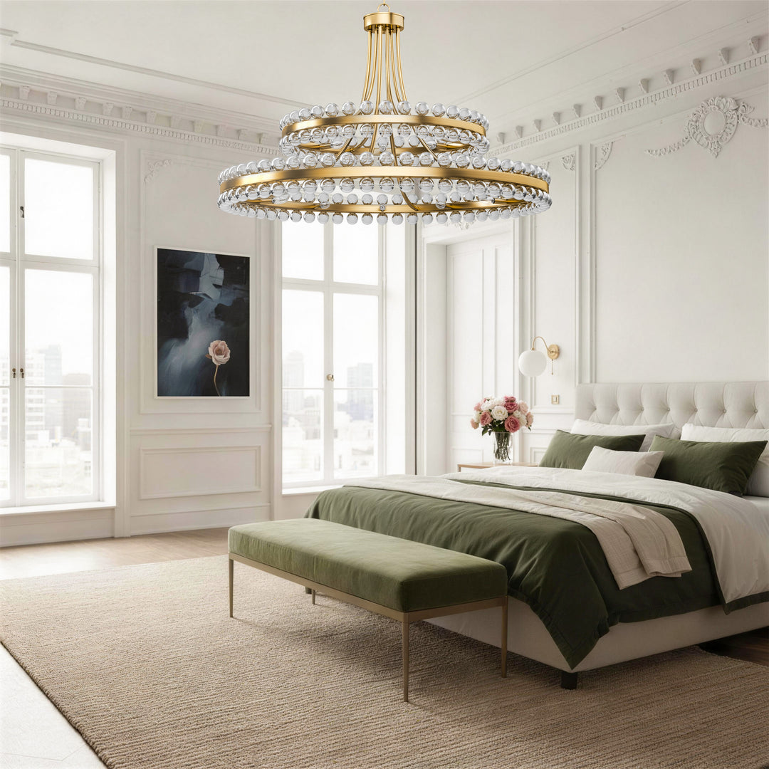 Brilliance Maxax 8 - Light Dimmable Wagon Wheel Chandelier #19217