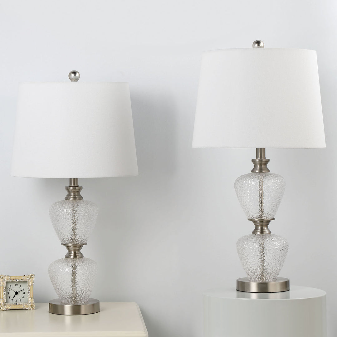 Maxax Modern Glass Table Lamps (Set of 2)