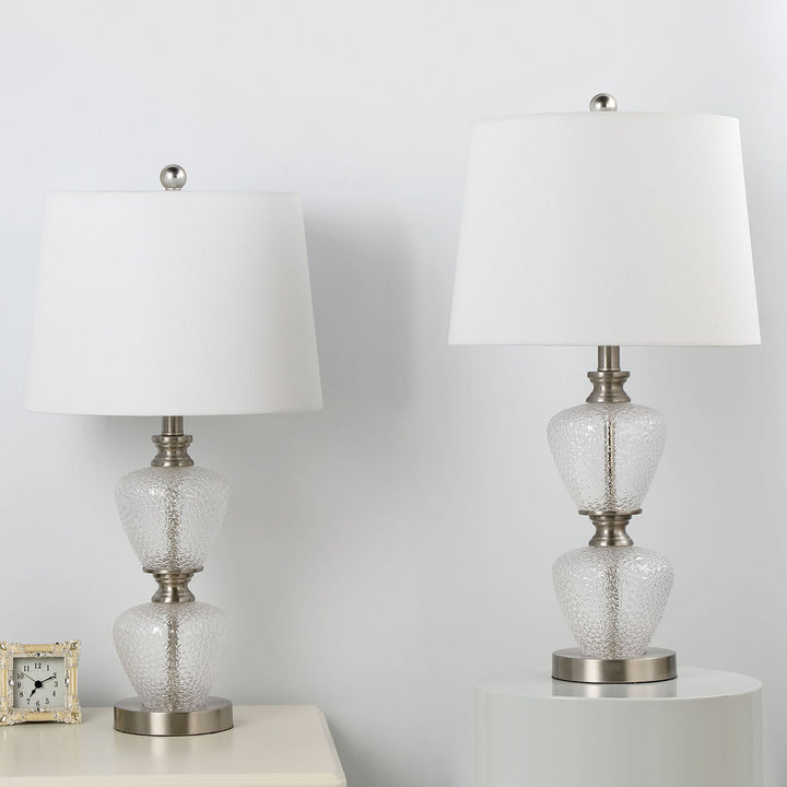 Maxax Modern Glass Table Lamps (Set of 2)