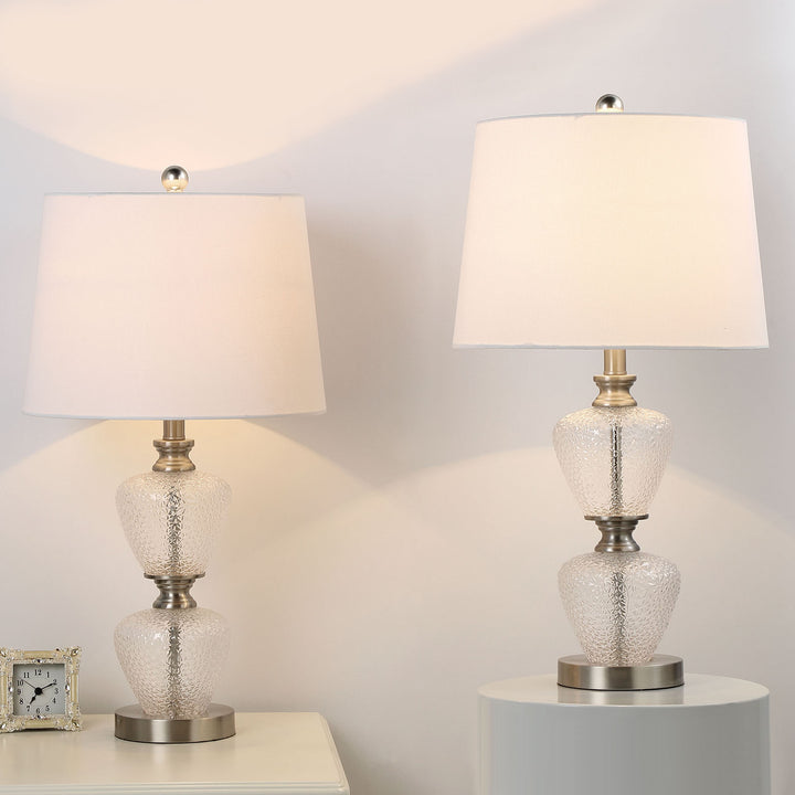 Maxax Modern Glass Table Lamps (Set of 2)